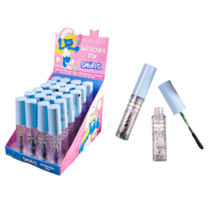 MASCARA FIX OS SMURFS MIA MAKE CX 24 PÇS