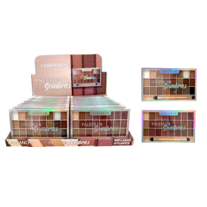 PALETA DE SOMBRAS 24 CORES LABRANCHE CX 24 PÇS