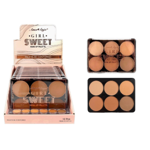 PALETA DE CONTORNO SWEET GIRL AMOR ANJO CX 12 PÇS