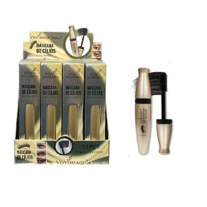 MASCARA PARA CILIOS EFEITO BONECA YOYOMAQUIAMOR CX 12 PÇS