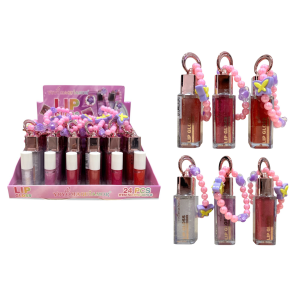 LIP GLOSS COM PULSEIRA YOYOMAQUIAMOR CX 24 PÇS
