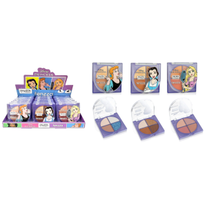 PALETA DE SOMBRAS PRINCESA 1-3 FENZZA CX 24 PÇS