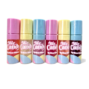 6 UNDS LIP GLOSS GLITTER WE CANDY