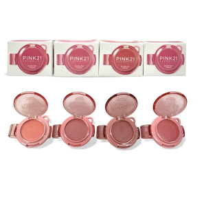 6 UNDS BLUSH EM CREME LIP & CHEEK PINK 21