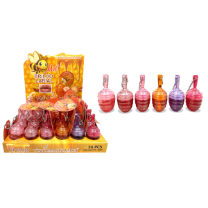 BRILHO LABIAL MEL COLMEIA YOYOMAQUIAMOR CX 36 PÇS