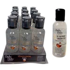TÔNICO FACIAL MEL E ÁCIDO HIALURÔNICO DELY DELY CX 12 PÇS
