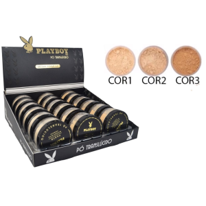 PÓ TRANSLÚCIDO PLAYBOY CX 18 PÇS