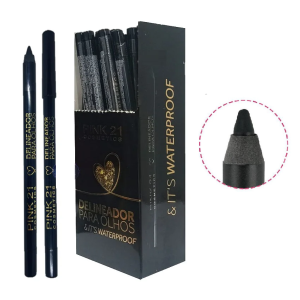 LÁPIS DELINEADOR PARA OLHOS PINK 21 CX 24 PÇS