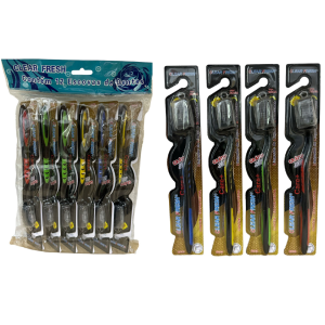 ESCOVA DENTAL ADULTO CLEAR FRESH PCT 12 PÇS