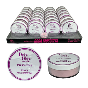 PÓ FACIAL ROSA MOSQUETA DELY DELY CX 24 PÇS