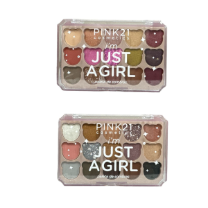 2 UNDS PALETA DE SOMBRAS JUST A GIRL PINK 21