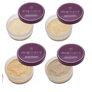 4 UNDS PÓ TRANSLÚCIDO MICRONIZADO MIA MAKE