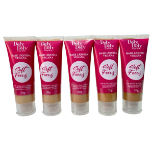 5 UNDS BASE MATTE VEGANA SOFT FOCUS DELY DELY