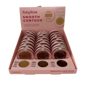 CONTORNO CREMOSO SMOOTH CONTOUR RUBY ROSE CX 24 PÇS