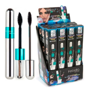 MÁSCARA 2 LOOKS 4D FEBELLA CX 12 PÇS