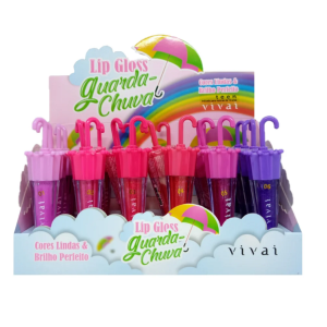 LIP GLOSS GUARDA-CHUVA VIVAI CX 24 PÇS
