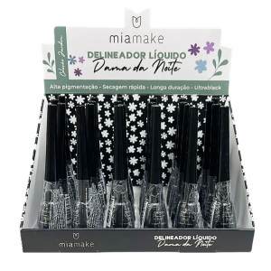 DELINEADOR PRETO DAMA DA NOITE MIA MAKE CX 24 PÇS